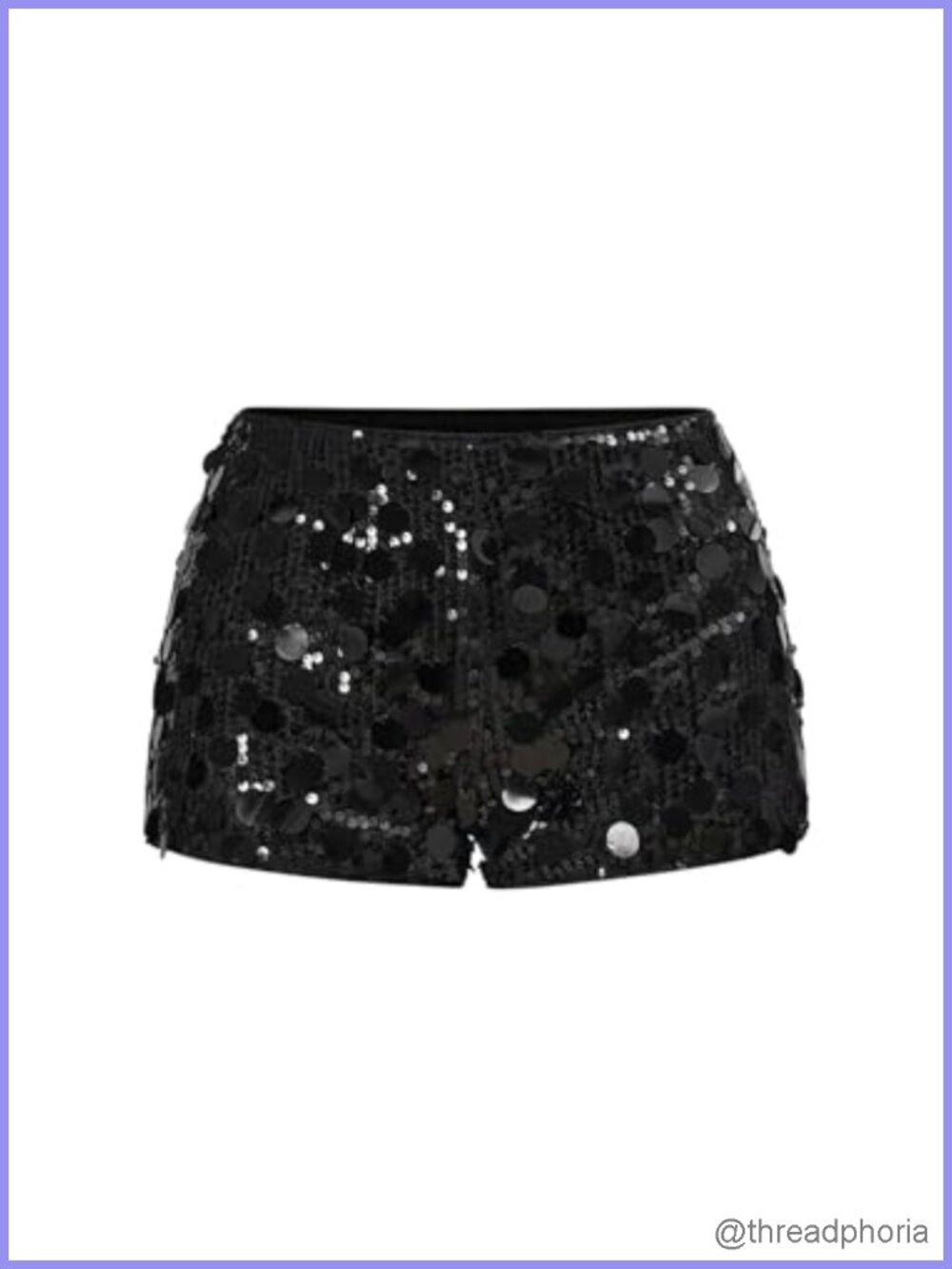 Sparkly Sequin Low Rise Micro Booty Shorts Rave Clubwear Festival